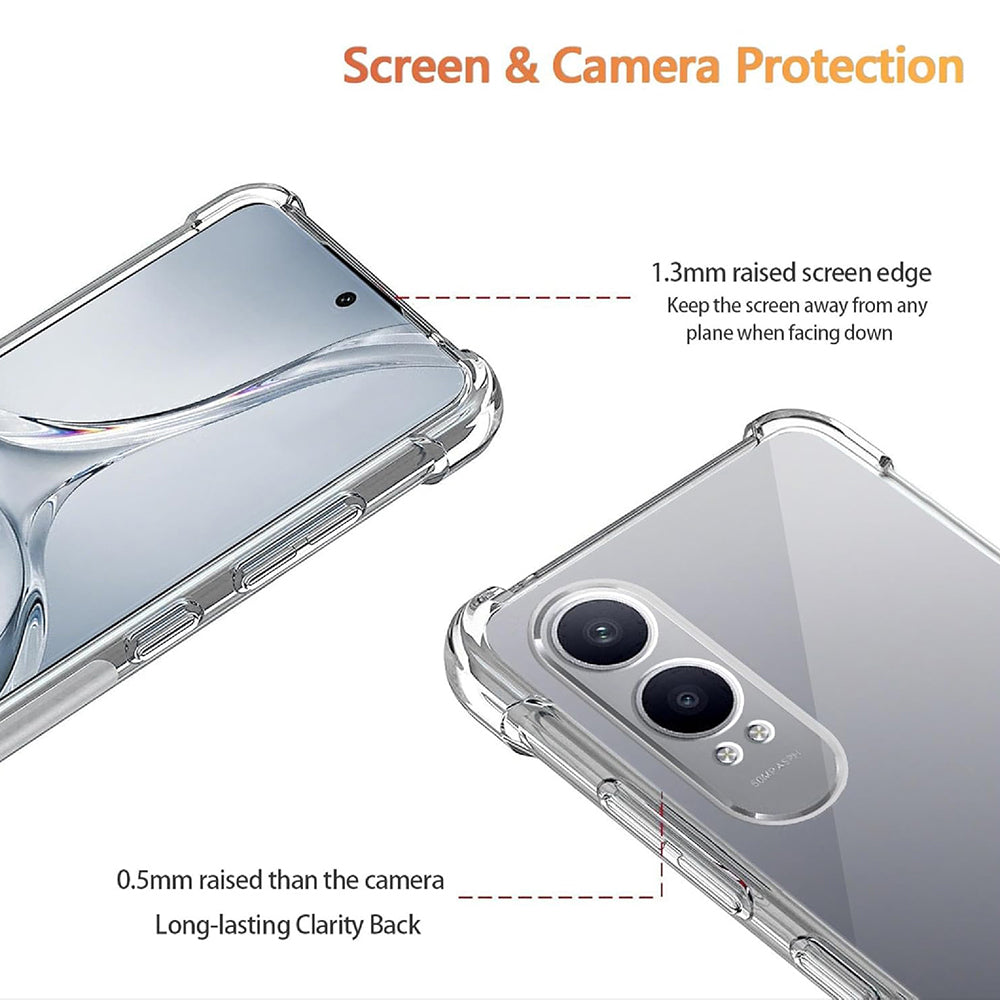 Deksel for OnePlus Nord CE4 Lite, Techsuit, Støtsikker Klar, Transparent