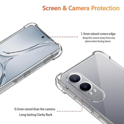 Deksel for OnePlus Nord CE4 Lite, Techsuit, Støtsikker Klar, Transparent