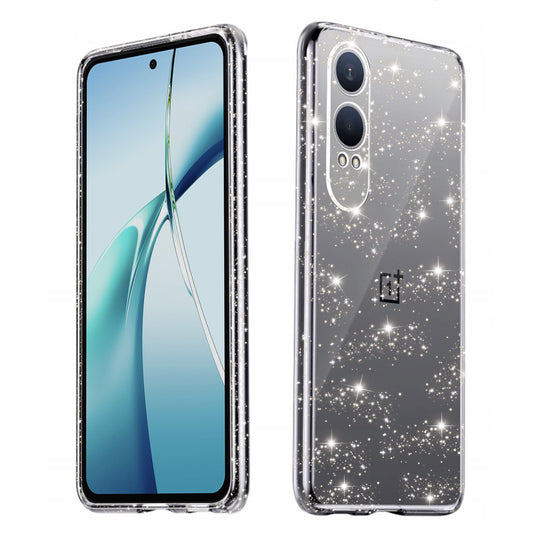 Deksel for OnePlus Nord CE4 Lite, Techsuit, SparkleSkin, Transparent