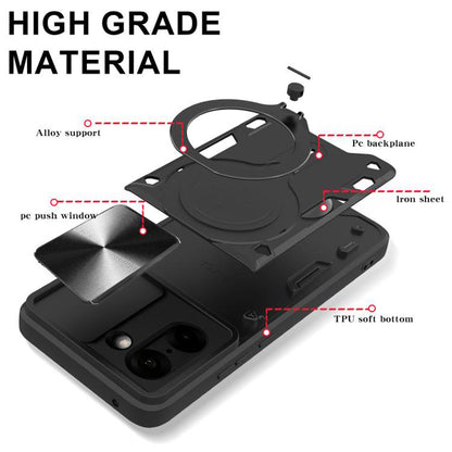 Deksel for OnePlus Nord CE5, Techsuit, CamGuard Pro, Svart