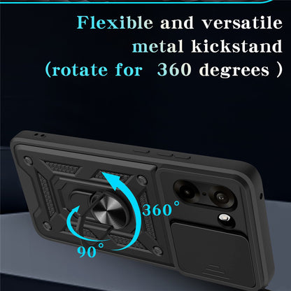 Deksel til OnePlus Nord CE5, Techsuit, CamShield, Svart