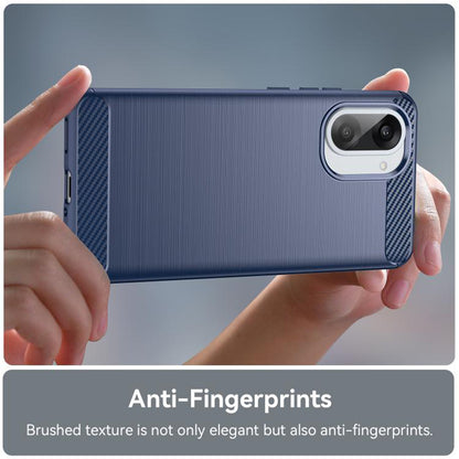 Deksel for OnePlus Nord CE5, Techsuit, Karbon, Blå