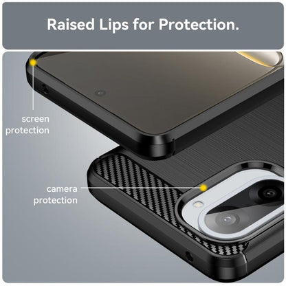 Deksel for OnePlus Nord CE5, Techsuit, Karbon, Svart