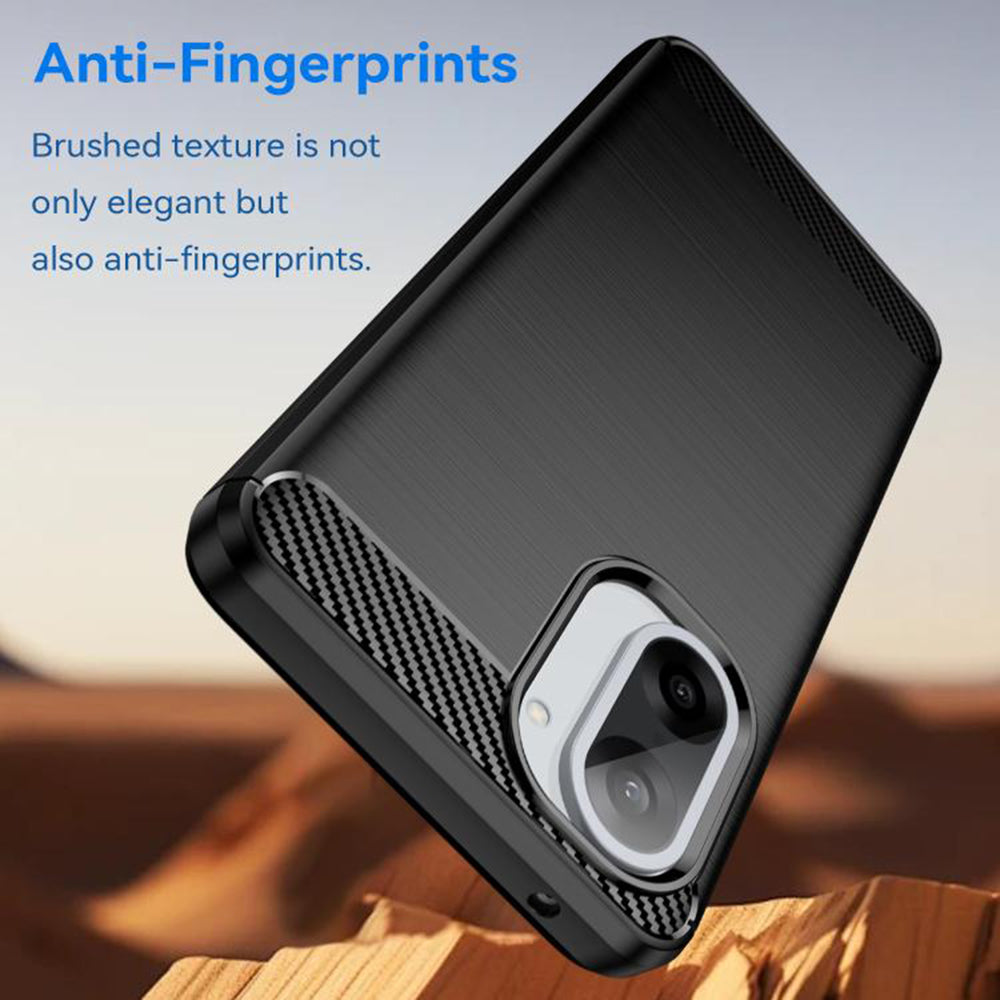 Deksel for OnePlus Nord CE5, Techsuit, Karbon, Svart