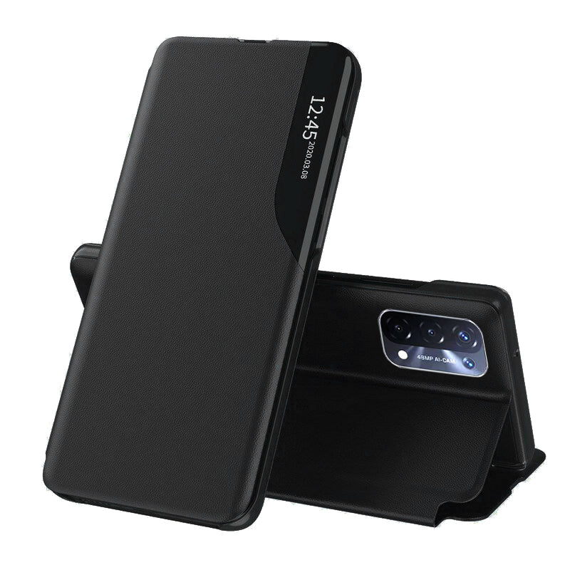 Deksel for OnePlus Nord N200 5G / Oppo A74 5G / A54 5G, Techsuit, eFold, Svart