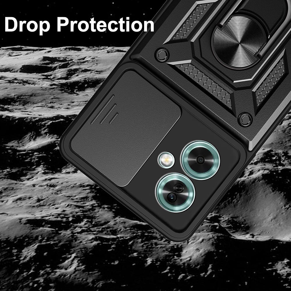 Deksel for OnePlus Nord N30 SE / Oppo A79, Techsuit, CamShield, Svart