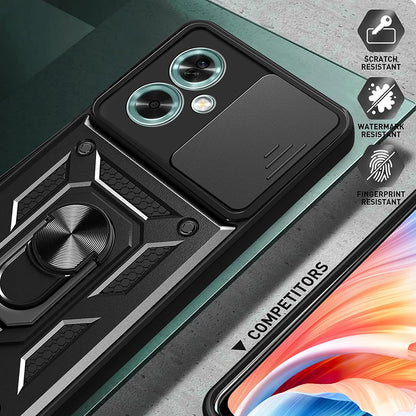 Deksel for OnePlus Nord N30 SE / Oppo A79, Techsuit, CamShield, Svart