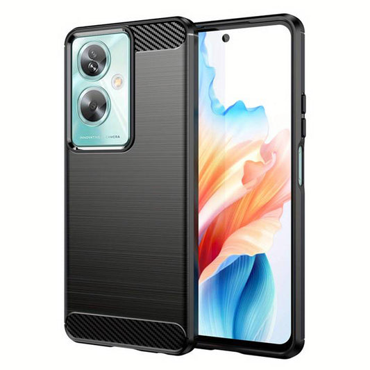 Deksel til OnePlus Nord N30 SE / Oppo A79, Techsuit, Karbon, Svart