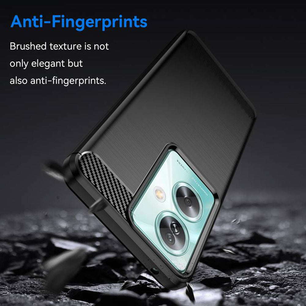 Deksel til OnePlus Nord N30 SE / Oppo A79, Techsuit, Karbon, Svart
