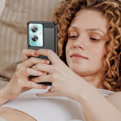 Deksel til OnePlus Nord N30 SE / Oppo A79, Techsuit, Karbon, Svart