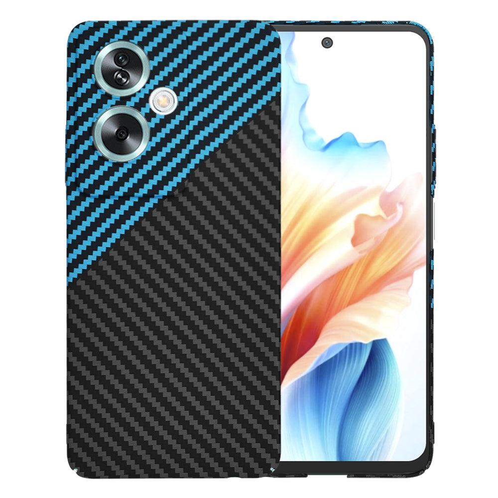 Deksel for OnePlus Nord N30 SE / Oppo A79, Techsuit, Carbonite FiberShell, Svart Bleu