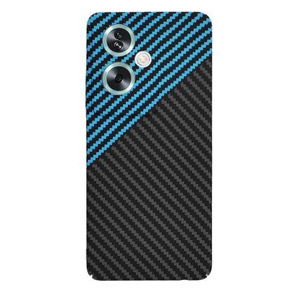 Deksel for OnePlus Nord N30 SE / Oppo A79, Techsuit, Carbonite FiberShell, Svart Bleu