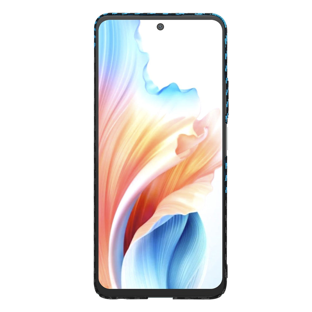 Deksel for OnePlus Nord N30 SE / Oppo A79, Techsuit, Carbonite FiberShell, Svart Bleu
