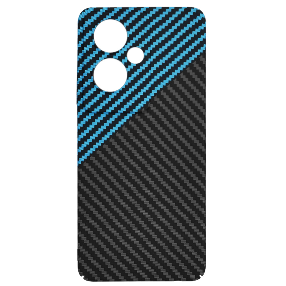 Deksel for OnePlus Nord N30 SE / Oppo A79, Techsuit, Carbonite FiberShell, Svart Bleu