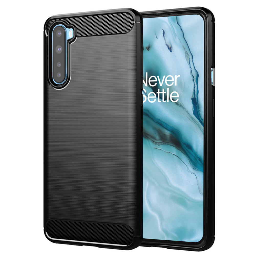 Deksel for OnePlus Nord, Techsuit, Karbon, Svart