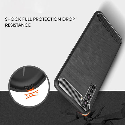 Deksel for OnePlus Nord, Techsuit, Karbon, Svart
