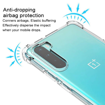 Deksel for OnePlus Nord, Techsuit, Støtsikker Klar, Transparent