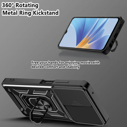 Deksel til Oppo A17, Techsuit, CamShield, Svart