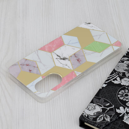 Deksel til Oppo A17, Techsuit, Marble, Lilla