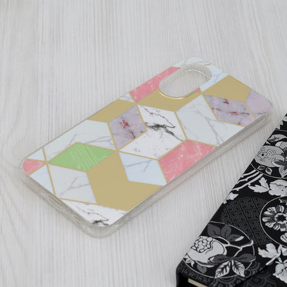 Deksel til Oppo A17, Techsuit, Marble, Lilla