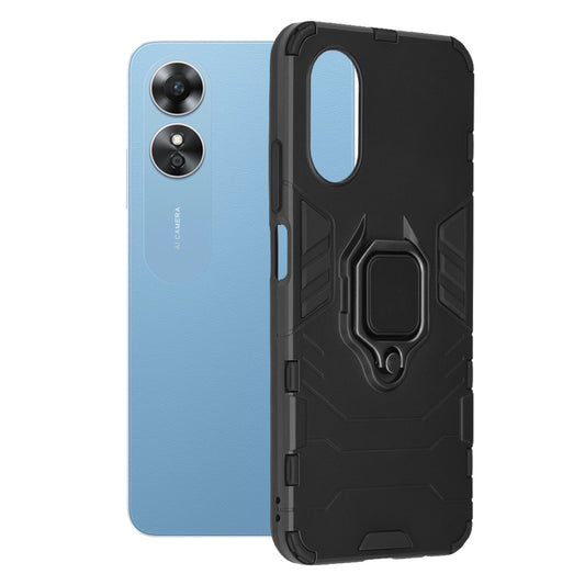 Deksel til Oppo A17, Techsuit, Shield, Svart