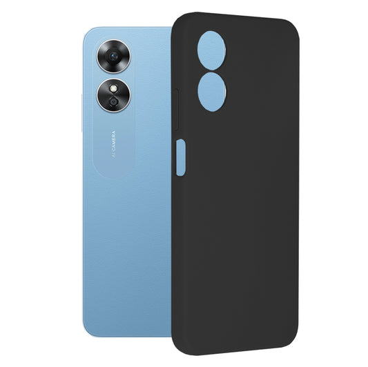 Deksel for Oppo A17, Techsuit, Soft Edge, Svart