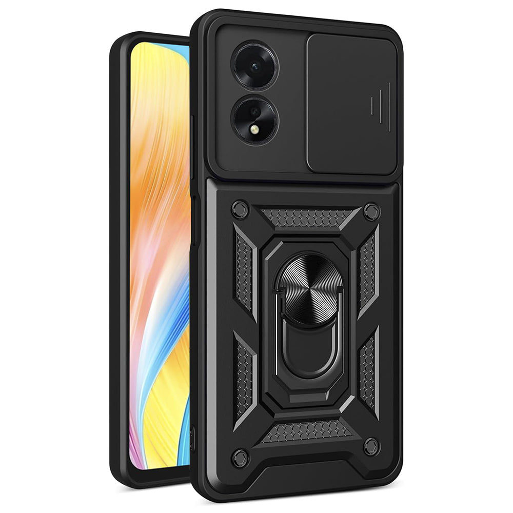 Deksel til Oppo A18 / A38, Techsuit, CamShield, Svart