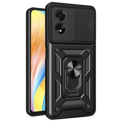 Deksel til Oppo A18 / A38, Techsuit, CamShield, Svart