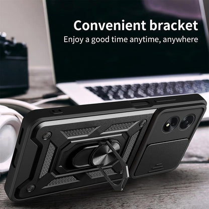 Deksel til Oppo A18 / A38, Techsuit, CamShield, Svart