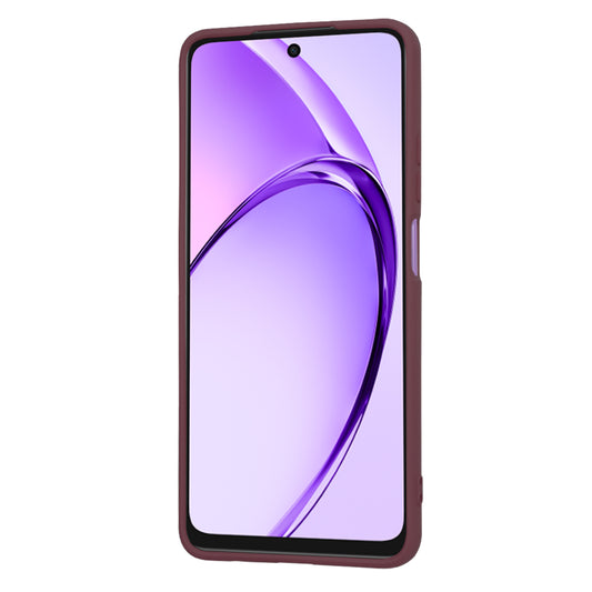 Deksel for Oppo A3 4G / A3 5G, Techsuit, SoftFlex, Kirsebærrød