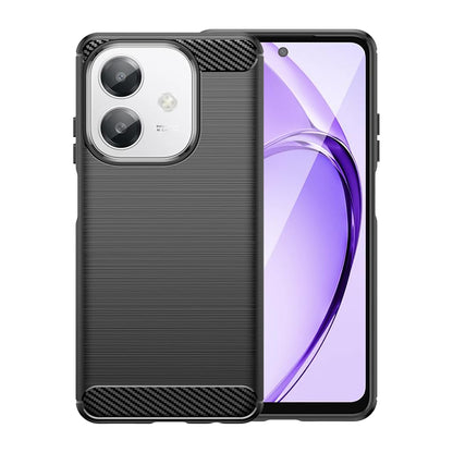 Deksel til Oppo A3 4G / A3, Techsuit, Karbon, Svart