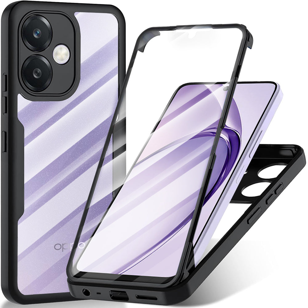 Deksel til Oppo A3 4G / A3, Techsuit, ColorVerse 360, Svart
