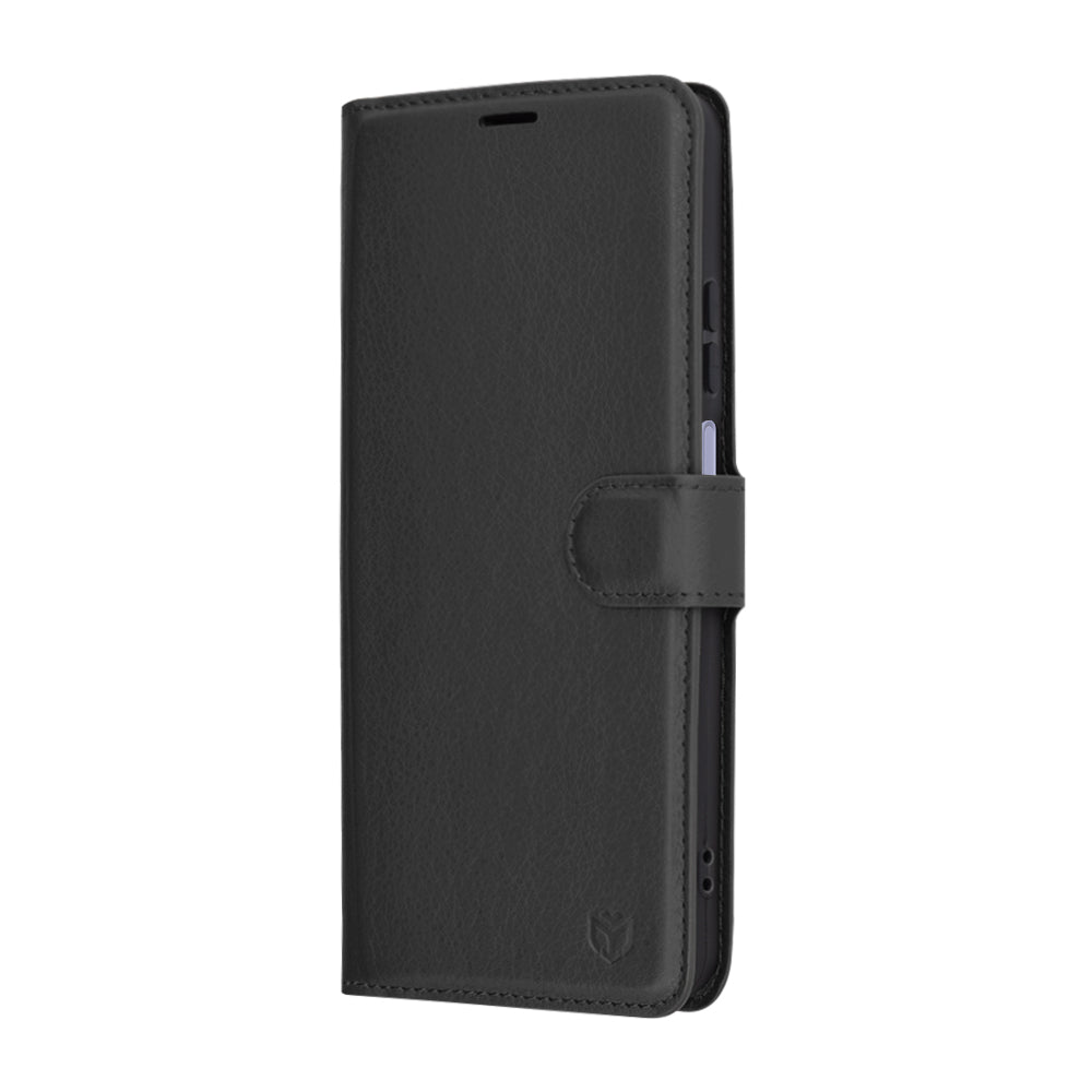 Deksel for Oppo A3 4G / A3, Techsuit, Leather Folio, Svart