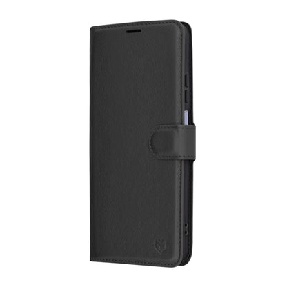 Deksel for Oppo A3 4G / A3, Techsuit, Leather Folio, Svart