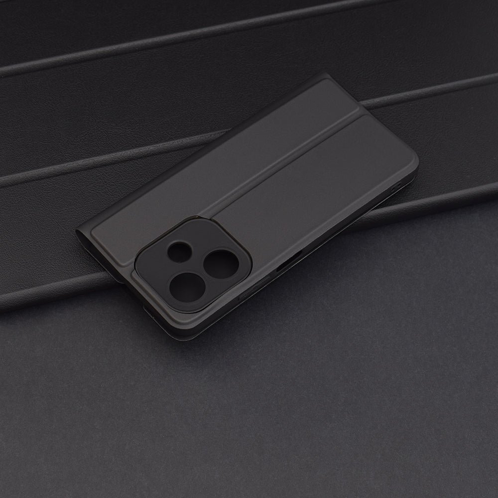 Deksel til Oppo A3 4G / A3, Techsuit, Magskin Book, Svart