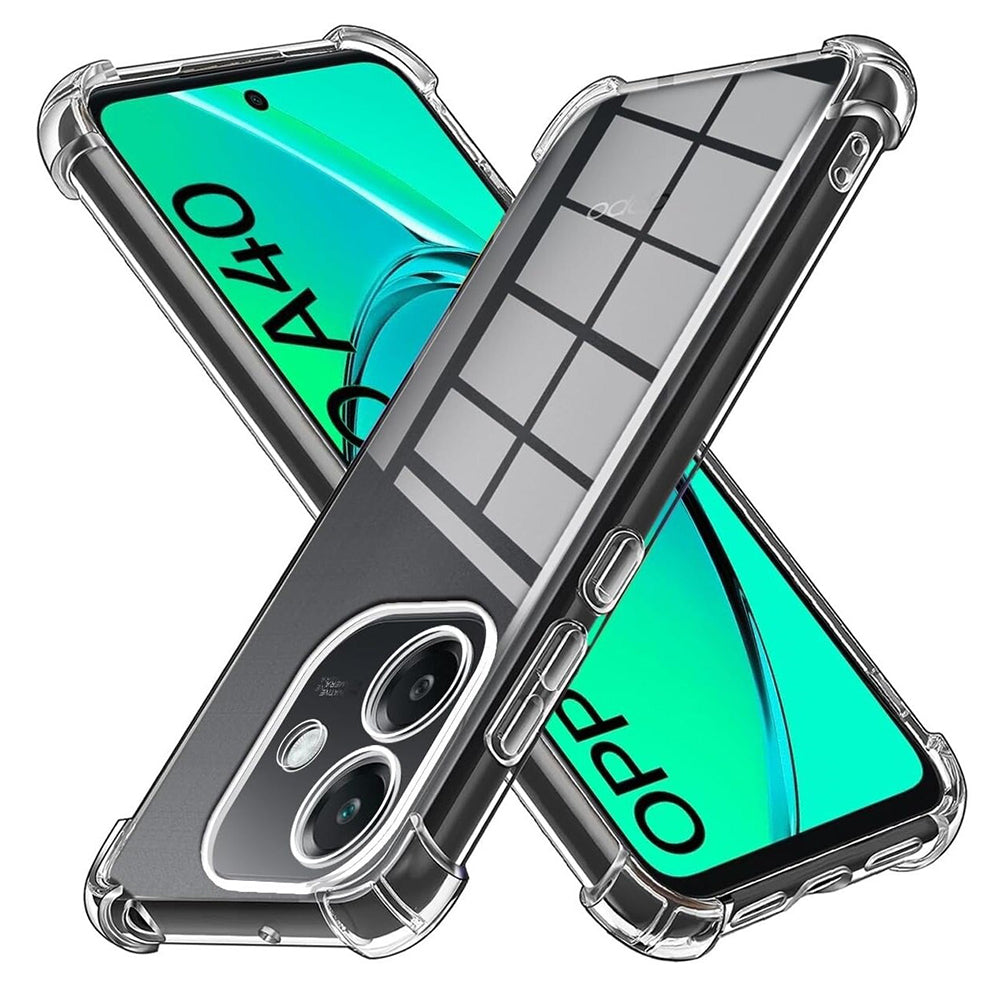 Deksel til Oppo A3 4G, Techsuit, Støtsikker Klar, Transparent