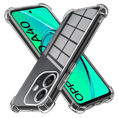Deksel til Oppo A3 4G, Techsuit, Støtsikker Klar, Transparent