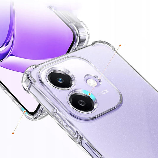 Deksel til Oppo A3 4G, Techsuit, Støtsikker Klar, Transparent