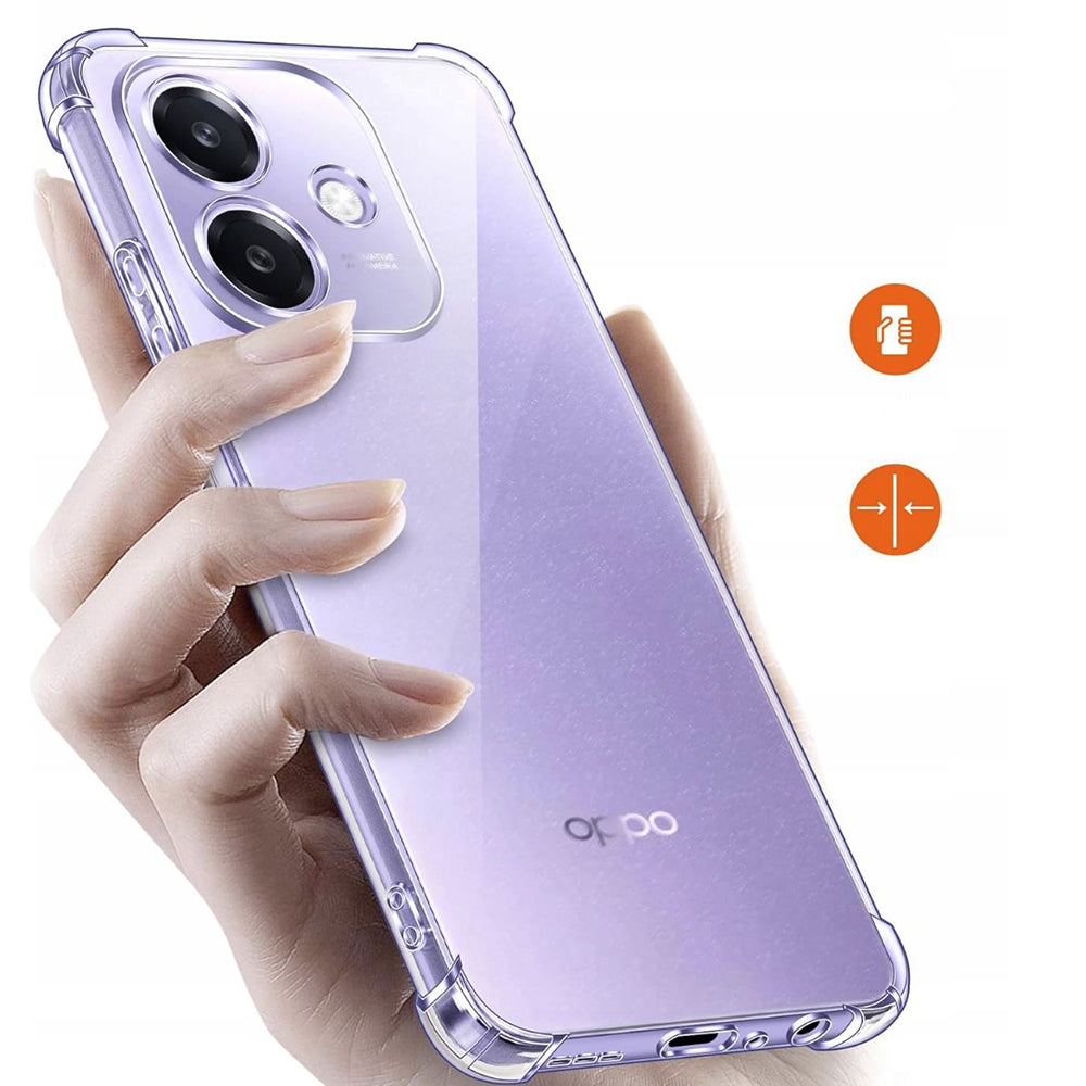 Deksel til Oppo A3 4G, Techsuit, Støtsikker Klar, Transparent