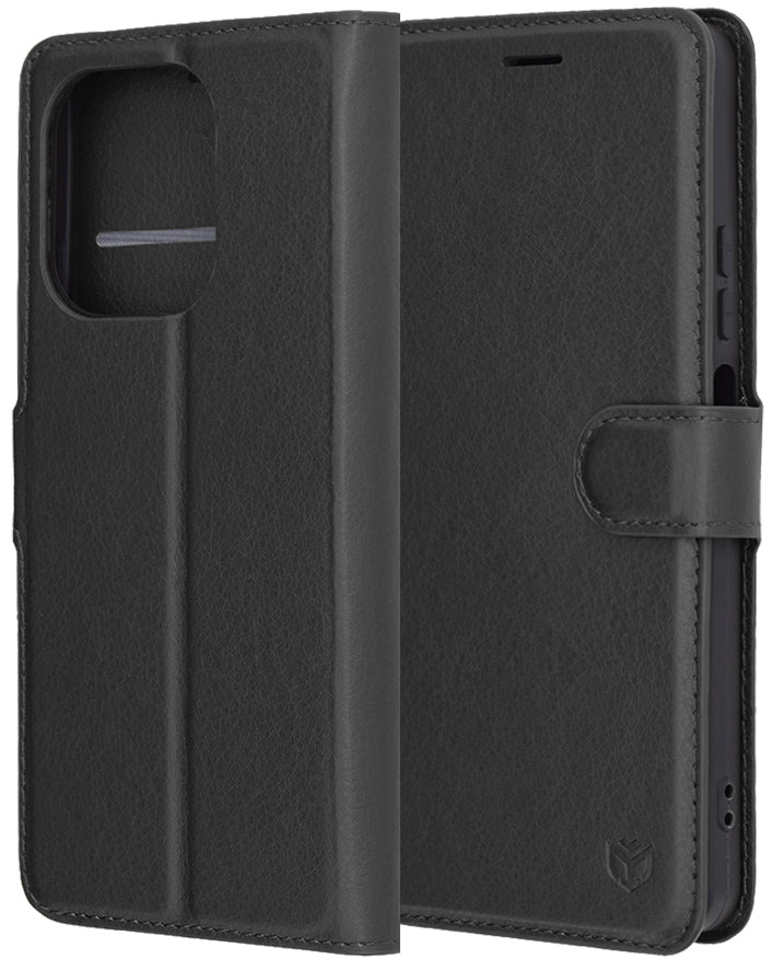 Deksel for Oppo A5 Pro 4G / A5 Pro, Techsuit, Leather Folio, Svart
