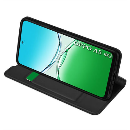 Deksel til Oppo A5 4G / A5 5G, Techsuit, Magskin Book, Svart