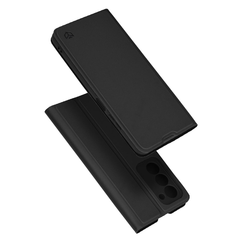 Deksel til Oppo A5 4G / A5 5G, Techsuit, Magskin Book, Svart