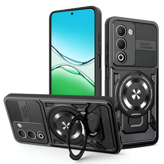 Deksel for Oppo A5 4G / A5 5G, Techsuit, RuggedCam, Svart