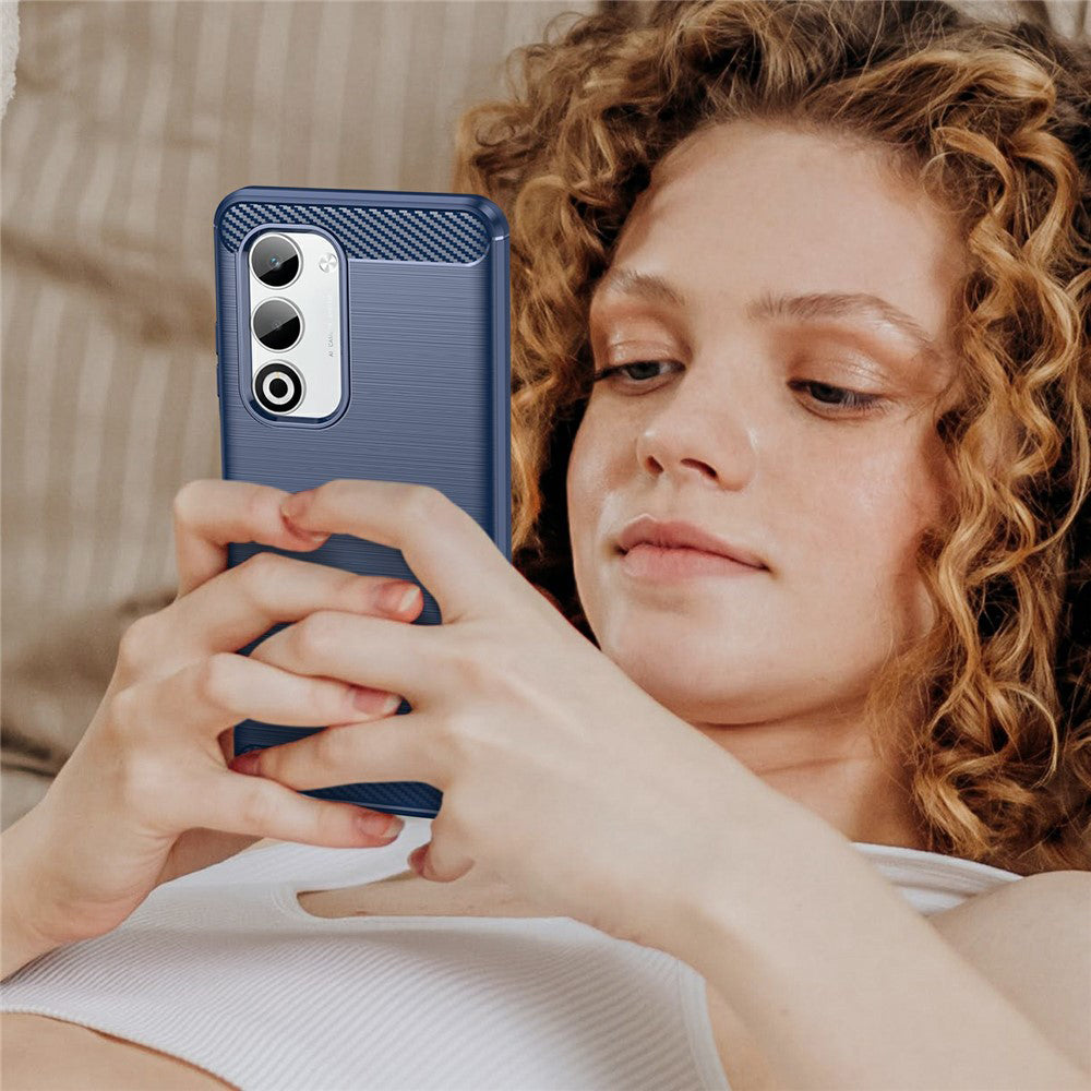 Deksel til Oppo A5 4G, Techsuit, Karbon, Blå