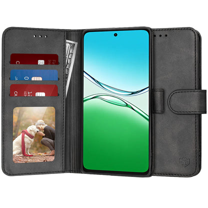 Deksel til Oppo A5 4G, Techsuit, Diary Book, Svart