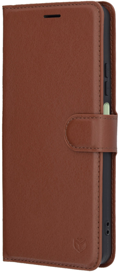 Deksel for Oppo A5 Pro 4G / A5 Pro, Techsuit, Leather Folio, Brun