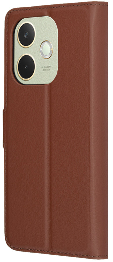 Deksel for Oppo A5 Pro 4G / A5 Pro, Techsuit, Leather Folio, Brun