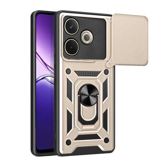 Deksel til Oppo A5 Pro 4G / A5 Pro, Techsuit, CamShield, Gullfarget