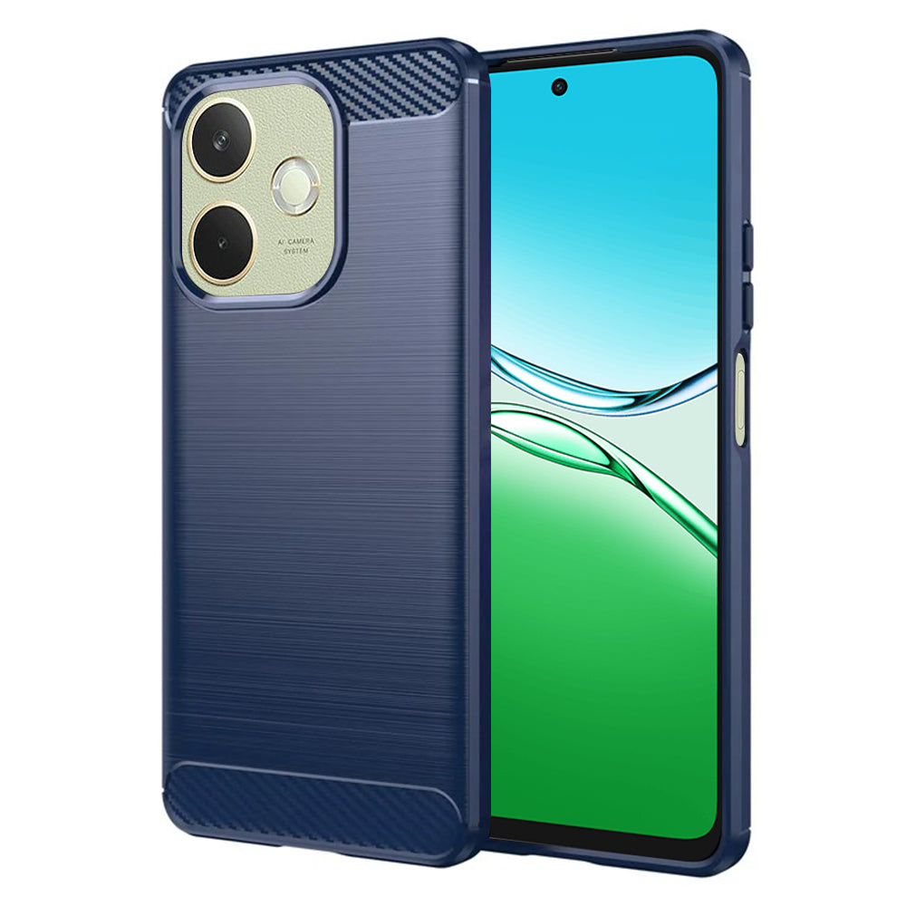 Deksel til Oppo A5 Pro 4G / A5 Pro, Techsuit, Karbon, Blå