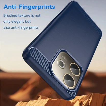 Deksel til Oppo A5 Pro 4G / A5 Pro, Techsuit, Karbon, Blå